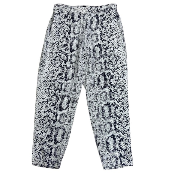 J. Crew Factory Pants - J Crew factory Jamie pant snake skin python print pants 10